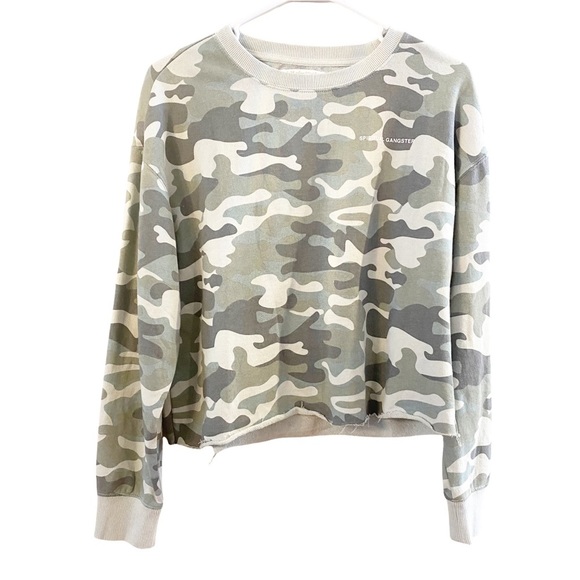 Spiritual Gangster Mazzy Pullover Sweatshirt in Camo - Picture 2 of 6